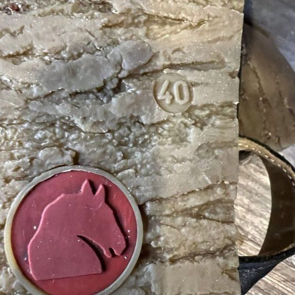 Womens Haflinger Black Leather Slip On Comfort Sandals Slides Size EUR 40 US 9 M - Picture 6 of 6